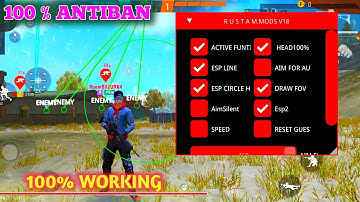 RUSTAM MODS V18 NEW UPDATE | OB47 FFHACK | ANTIBAN FREE FIRE MOD MENU | GRINGO XP HACK | FF HACK