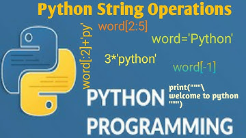 #3 - Python String Operation | Python tutorial for Beginner  | Tek Solutions #teksolutions #python