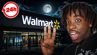 24 HOURS OVERNIGHT CHALLENGE IN WALMART PT 3!!