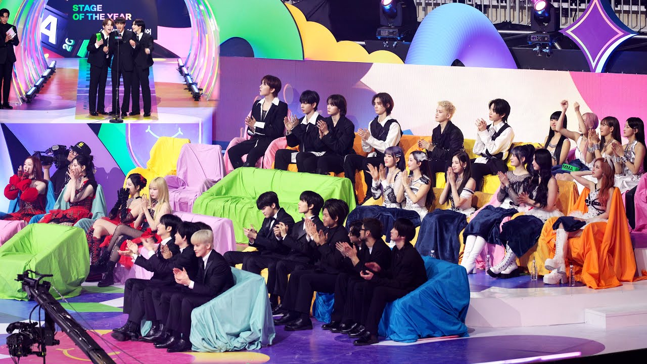 샤이니 (SHINee) MMA 2023 (STAGE OF THE YEAR)상 수상소감 리액션 (에스파,NCT Dream,스테이씨,키스오브라이프) Reaction | 멜론뮤직어워드