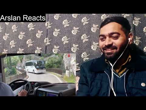 Two Buses Meets Dangerously Narrow Road italy Reaction