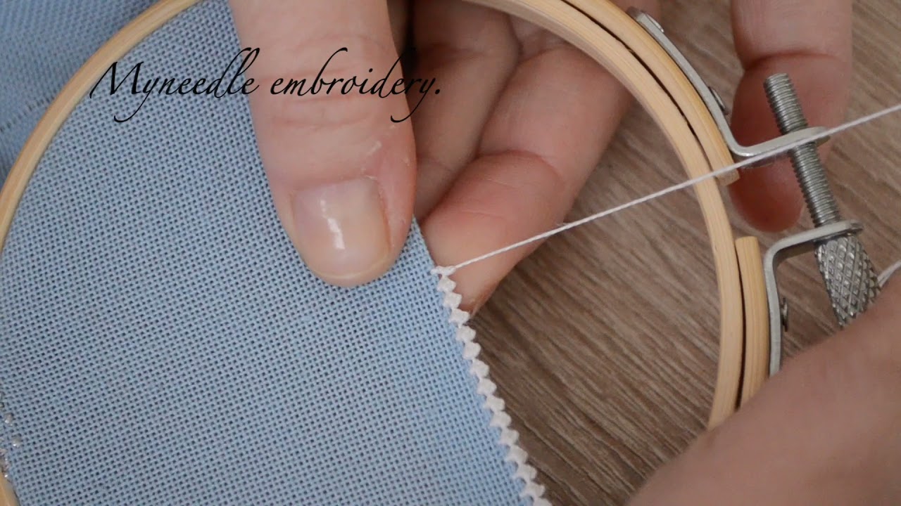 Красивий ажурний край вишивки/Fancy lacy edge.