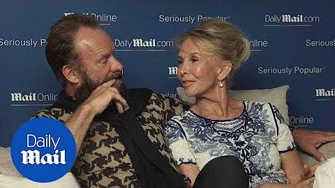 Sting and Trudie Styler on a long and successful m...