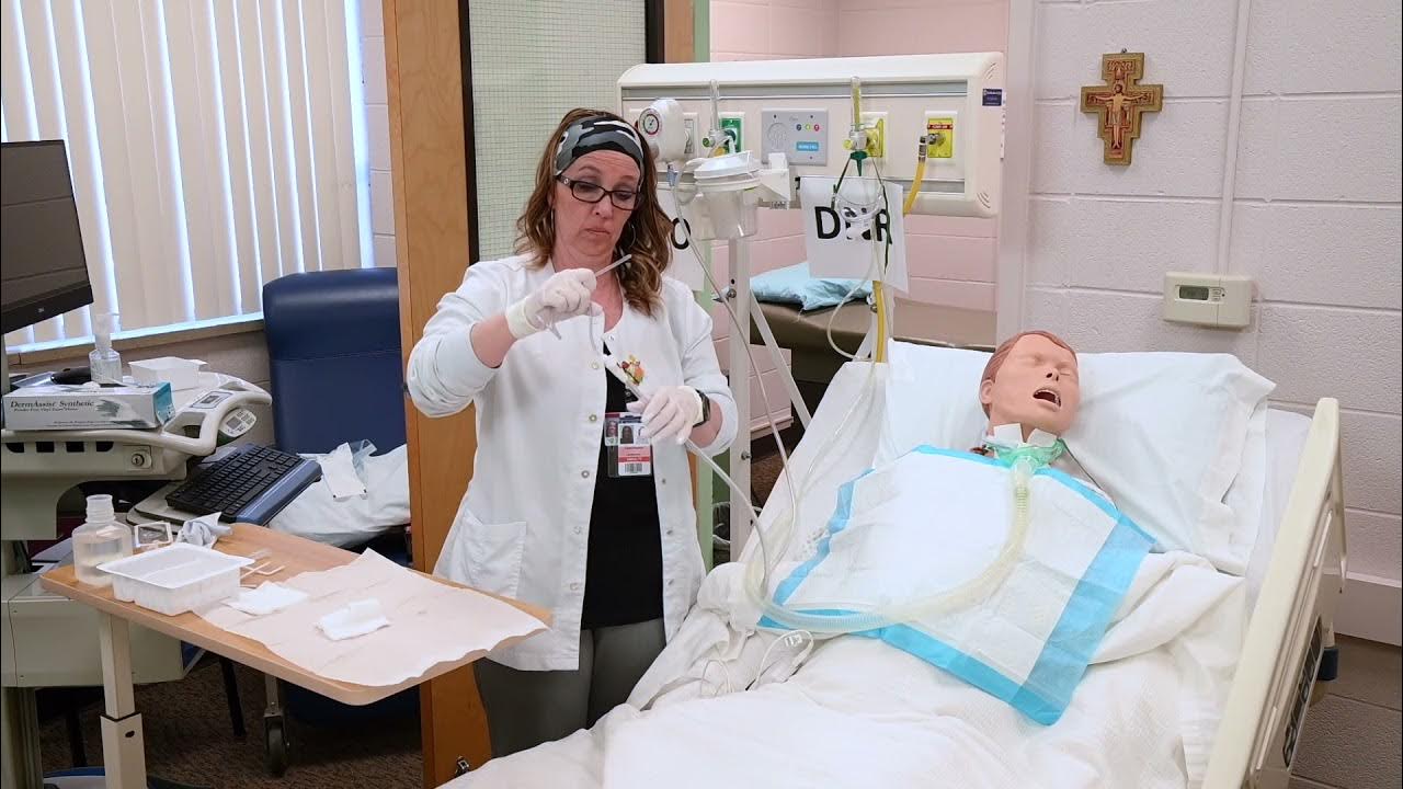 NUR 435 Trach care and suctioning formal competency YouTube