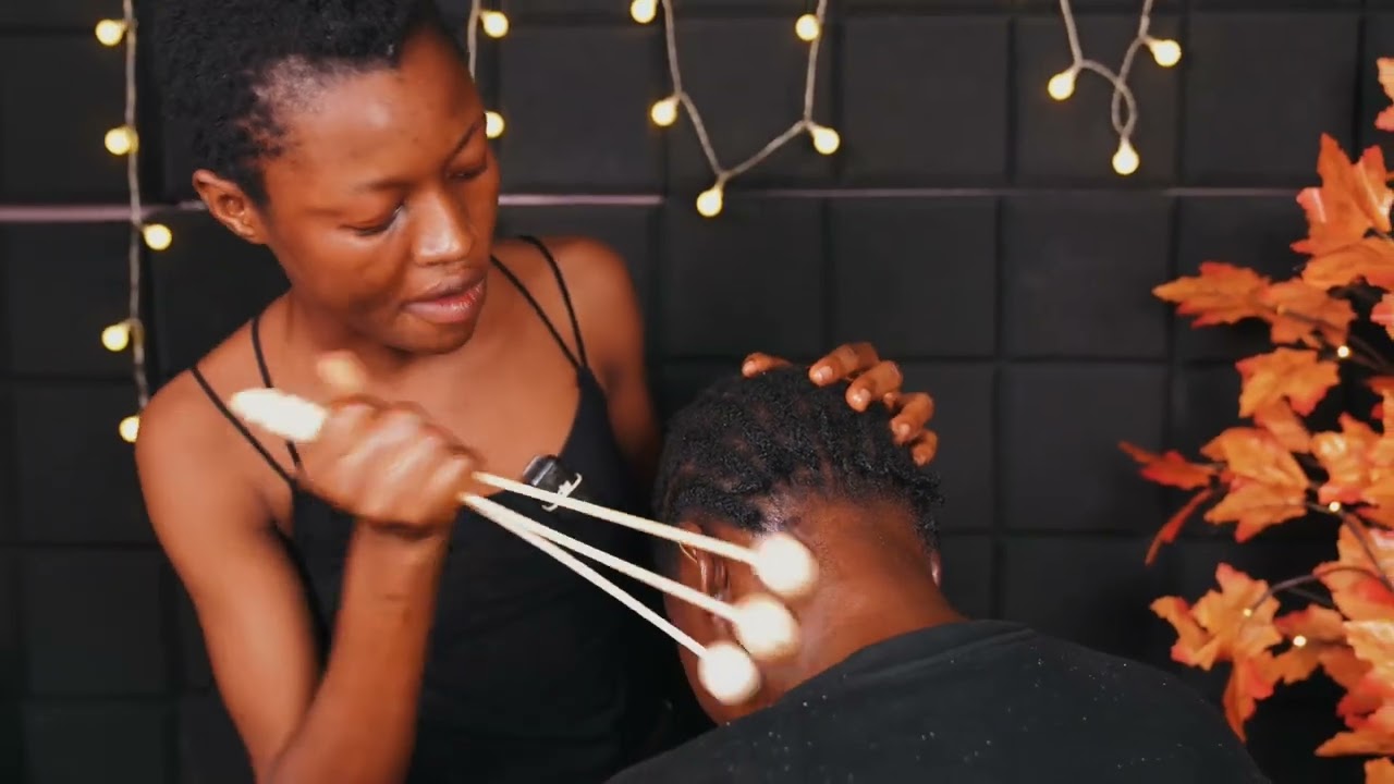 ASMR ✨deep nape massage,ear cleaning,scalp scratch & ear massage 