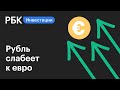 Курс евро поднялся выше ₽90 впервые с 13 января | Новости рынков