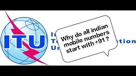 Why do all indian mobile numbers start with +91? | Mohd Adnan
