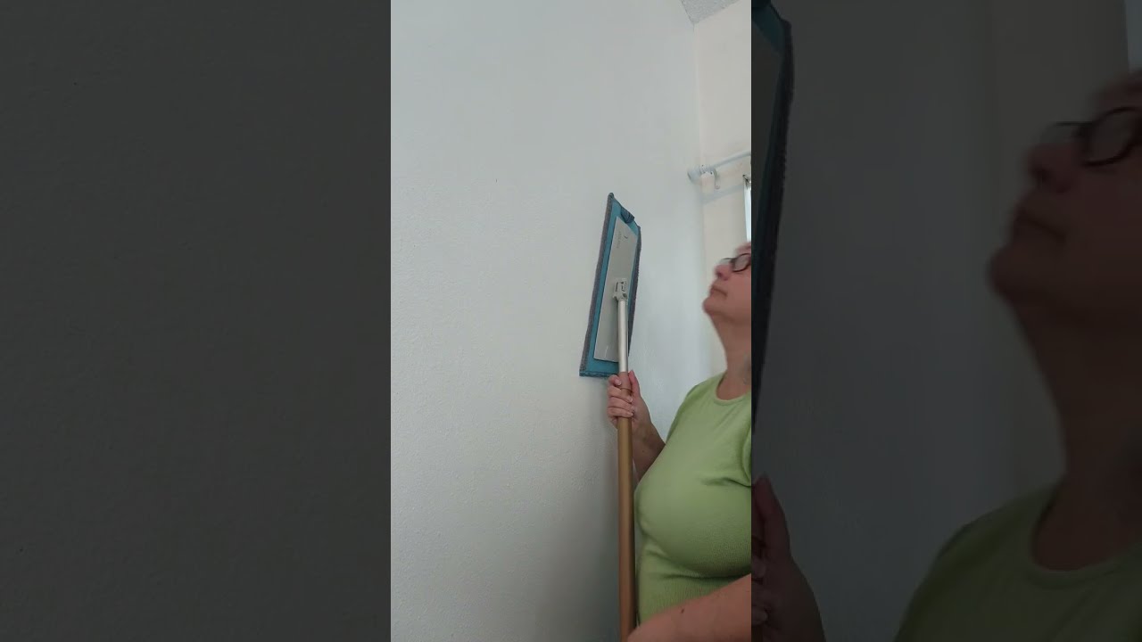 Use the Norwex Mop to clean tall walls! I'm Lisa Oster Norwex Independent Consultant let's do this!