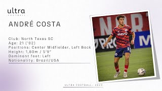 André Costa - Center midfielder/left back - Highlights