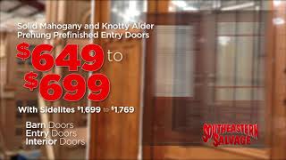 Doors at Southeastern Salvage Home Emporium