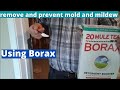 How to remove and prevent mold and mildew from wood cabinets using Borax