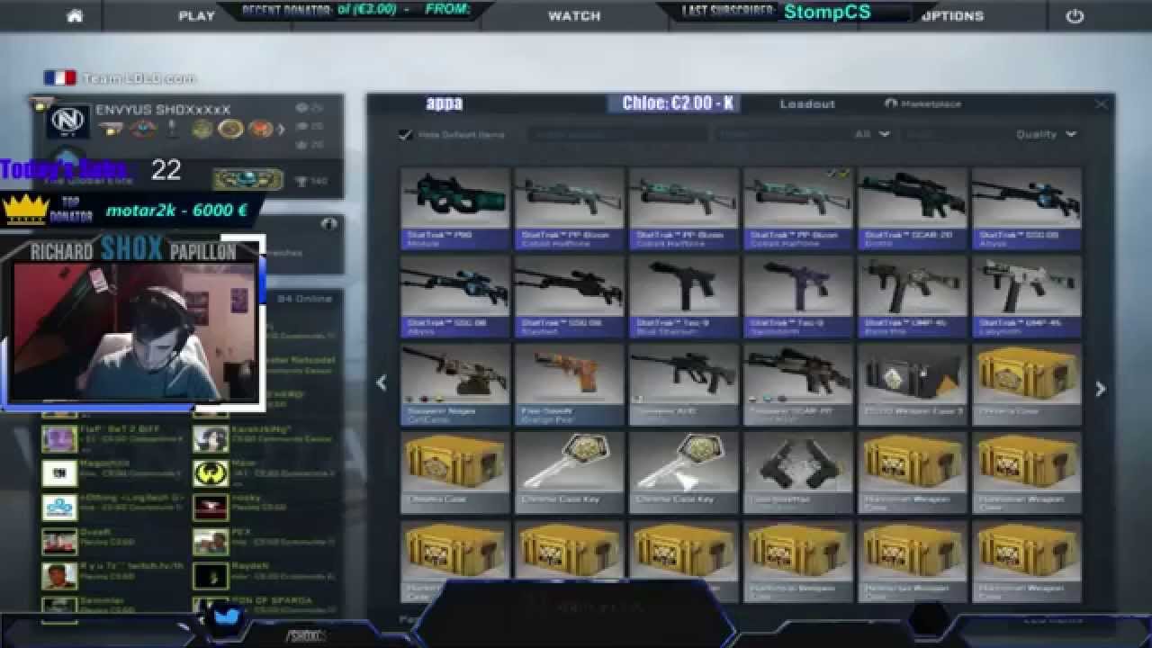 CS:GO - Shox - Unboxing first knife on twitch ! - YouTube