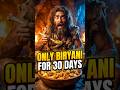 I Ate Only Biryani for 30 Days (Shocking Results) #shorts