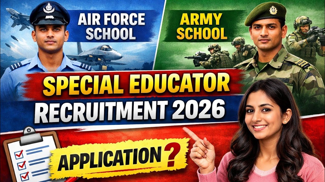 New Special Educator recruitment 2026