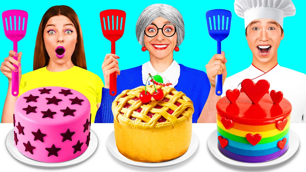 Кулинарный Челлендж: Я против Бабушки | Забавные Лайфхаки с Едой