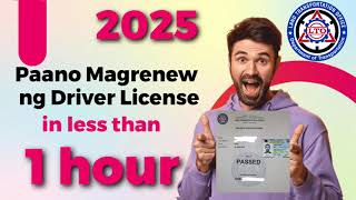 Paano Mag Renew ng Driver License 2025. | How to Renew LTO Driver's License.