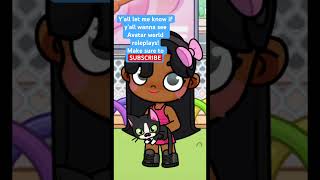 #Avatarworld#roleplays#comment#blackgirls#tuxedocat#funny#atl