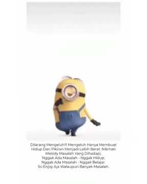 Minion dan caption wa'