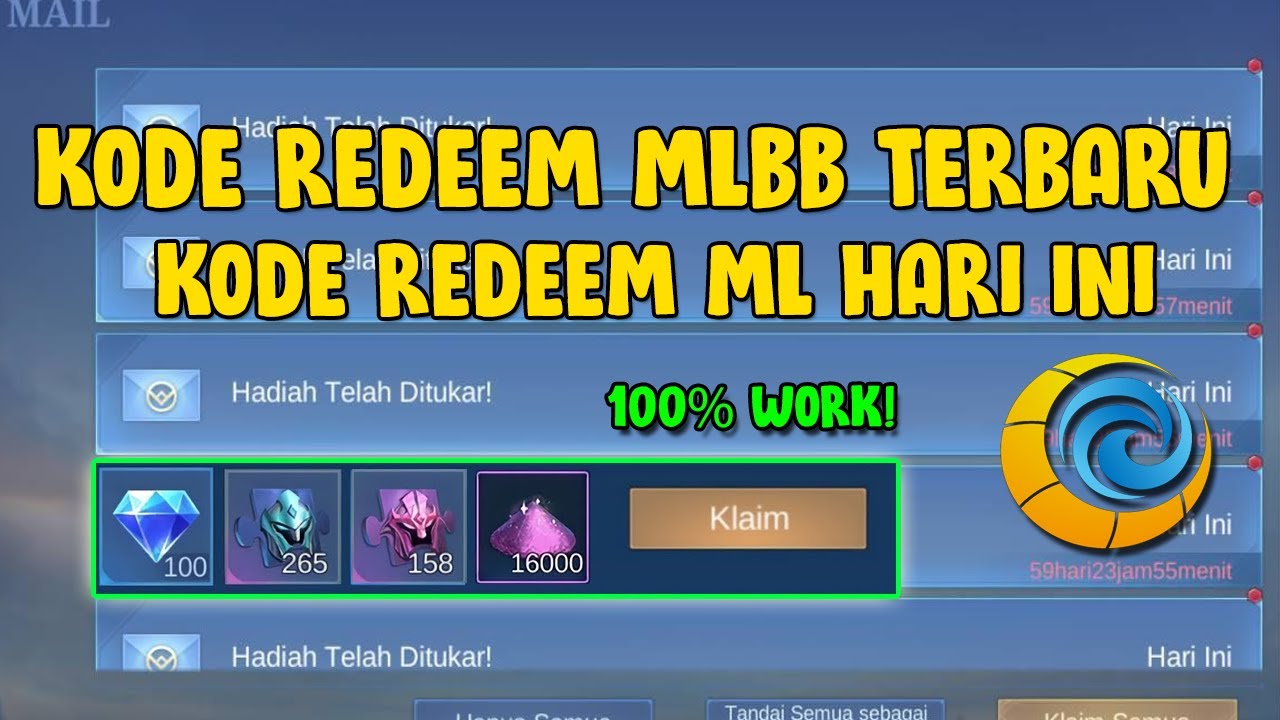 BURUAN REDEEM! 2 KODE REDEEM ML HARI INI - KODE REDEEM MOBILE LEGENDS ...