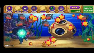 Insane Aquarium Deluxe - Feed Fishes! Fight Alien! screenshot 2