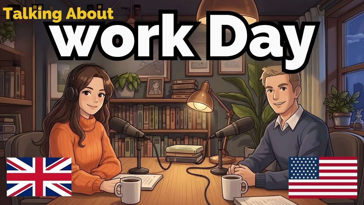 How to Talk About Your Work Day in English | English Conversation Practice
