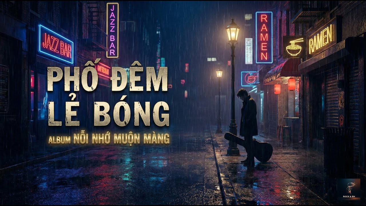 PHỐ ĐÊM LẺ BÓNG | ALBUM ROCK BALLAD, BLUES ROCK | TOP ROCK VIỆT 2026 | NHẠC ROCK BUỒN, TÂM TRẠNG