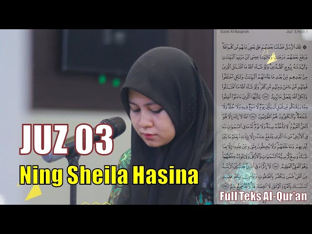 Juz 3 | Ning Sheila Hasina dan Bu Nyai Hannah Lirboyo | Merdu dan Tartil class=