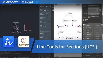PointCab 4ZWCAD Plugin Tutorial | Line Tools for Sections (UCS)