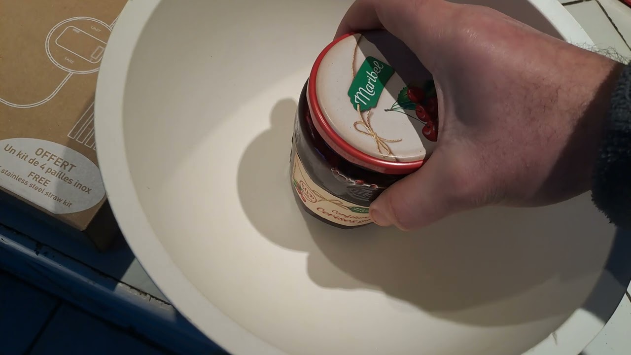 Test de la Balance de cuisine sans piles " Terraillon dynamo Peach "