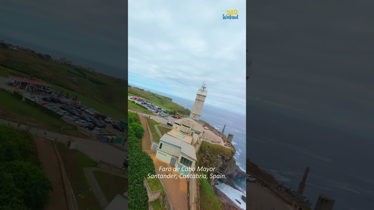 Faro de Cabo Mayor From Above | Drone Views of Santander’s Iconic Lighthouse, Cantabria