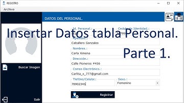 Insertar Datos a una tabla MySql con C#, Parte 1.