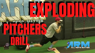 ARM Pitching - Exploding Pitchers Throwing Velocity Drill - Train the lower half