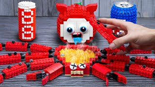 Extremely Surprised LEGO SEAFOOD: GIANT KING CRAB grilled | Stop Motion Cooking & ASMR