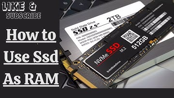 Hoe een SSD als RAM te gebruiken