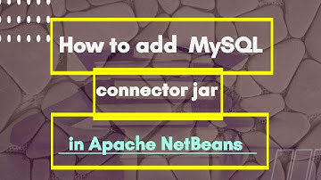 How to add MySQL Connector JAR in Apache NetBeans IDEA || Java Program || #siddiquitechnical