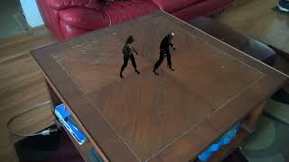 Zombie Table Top - Test #1  (Live Footage, Blender, Premiere)