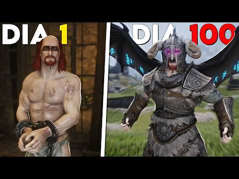 I spent 100 DAYS as a DRAGONBORN in Skyrim... and it was INSANE!
