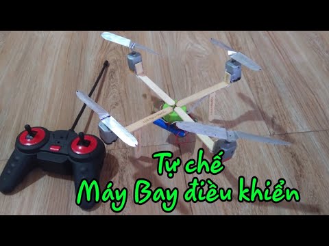 Video Tự chế máy bay điều khiển từ xa bằng motor 3v đơn giản... - youtube