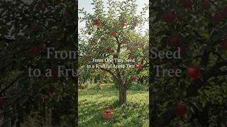 🍎 Apple Seed to Apple Tree in 60 Seconds! 🌱 | Satisfying Growing Time-Lapse #Shorts #shortsfeed
