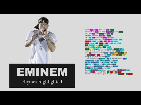 D12 - American Psycho - Eminem's Verse - Lyrics, Rhymes Highlighted (059)