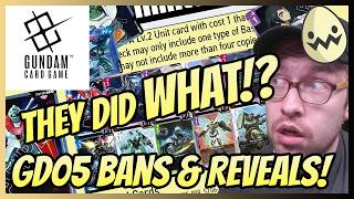Gundam Card Game: GD05 Card Restrictions/Bans and Full Card Release!