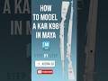 How to Model a Kar98 Rifle in Maya – Part 1 | From Cube to Gun 🔥 #shorts #shorts3d
