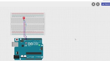 Cirkit Designer Arduino LED Flasher at Four Second Interval Video