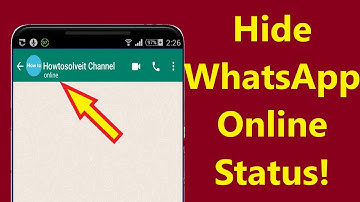 How to Hide WhatsApp Online Status While Chatting without any app!! - Howtosolveit