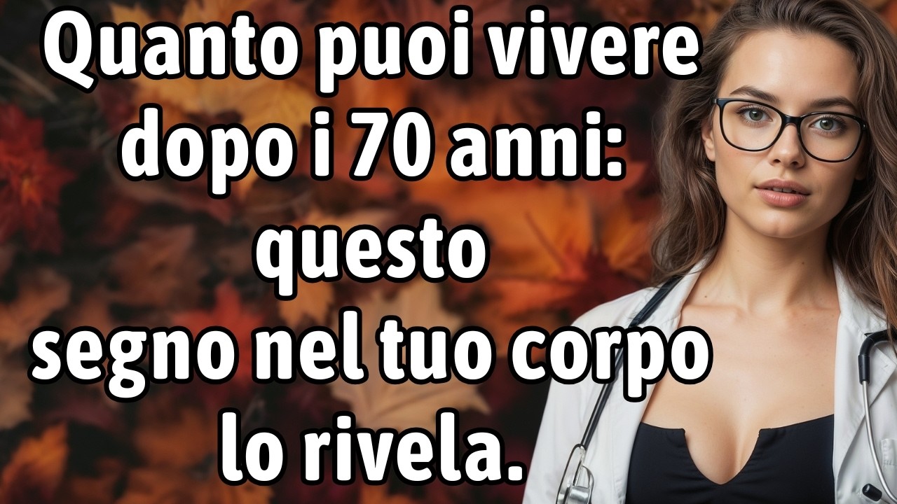 Dopo i 70 anni, la tua aspettativa di vita dipende da questo segnale nascosto nel tuo corpo!