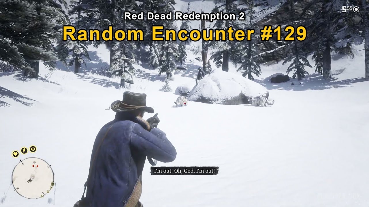 Wolves attack - Random Encounter #129 - Red Dead Redemption 2 - YouTube