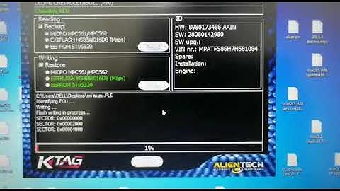 Write isuzu Delphi ktag 8000