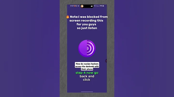 How RUssian hackers access the dark web with their phone#darkweb #hacks #hackers #cybersecurity