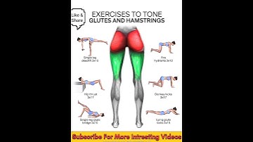 Glutes and hamstrings workout | Glutes workout | Hamstrings workout | #shorts #glutes #hamstrings