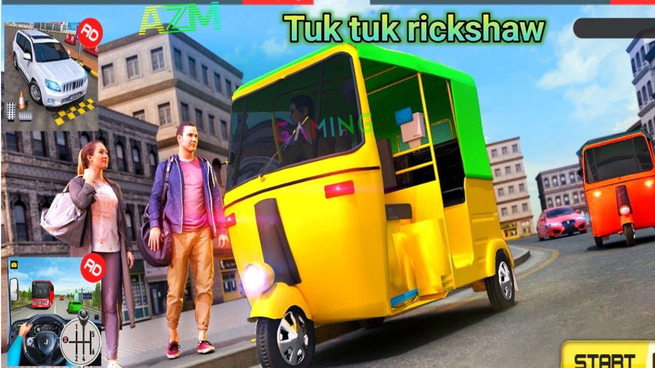 Tuk tuk rickshaw game 2025, New Modified Tuk tuk rickshaw Gameplay, Tuk rickshaw Android Gameplay 1